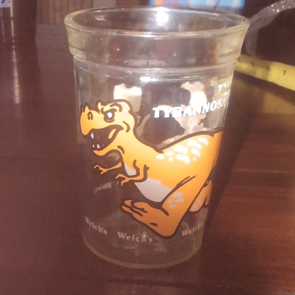 Welch's Tyrannosaurus Rex Glass